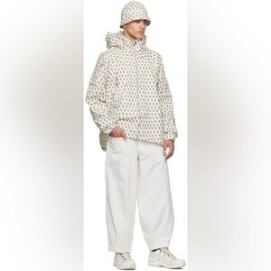 NWOT Gentle Fullness Story Mfg. White Organic Cotton Baggy Corduroys Unisex S